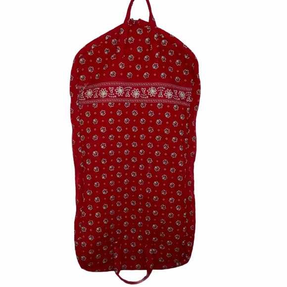 Vera Bradley Red Bandana Hanging Bag - Picture 5 of 11